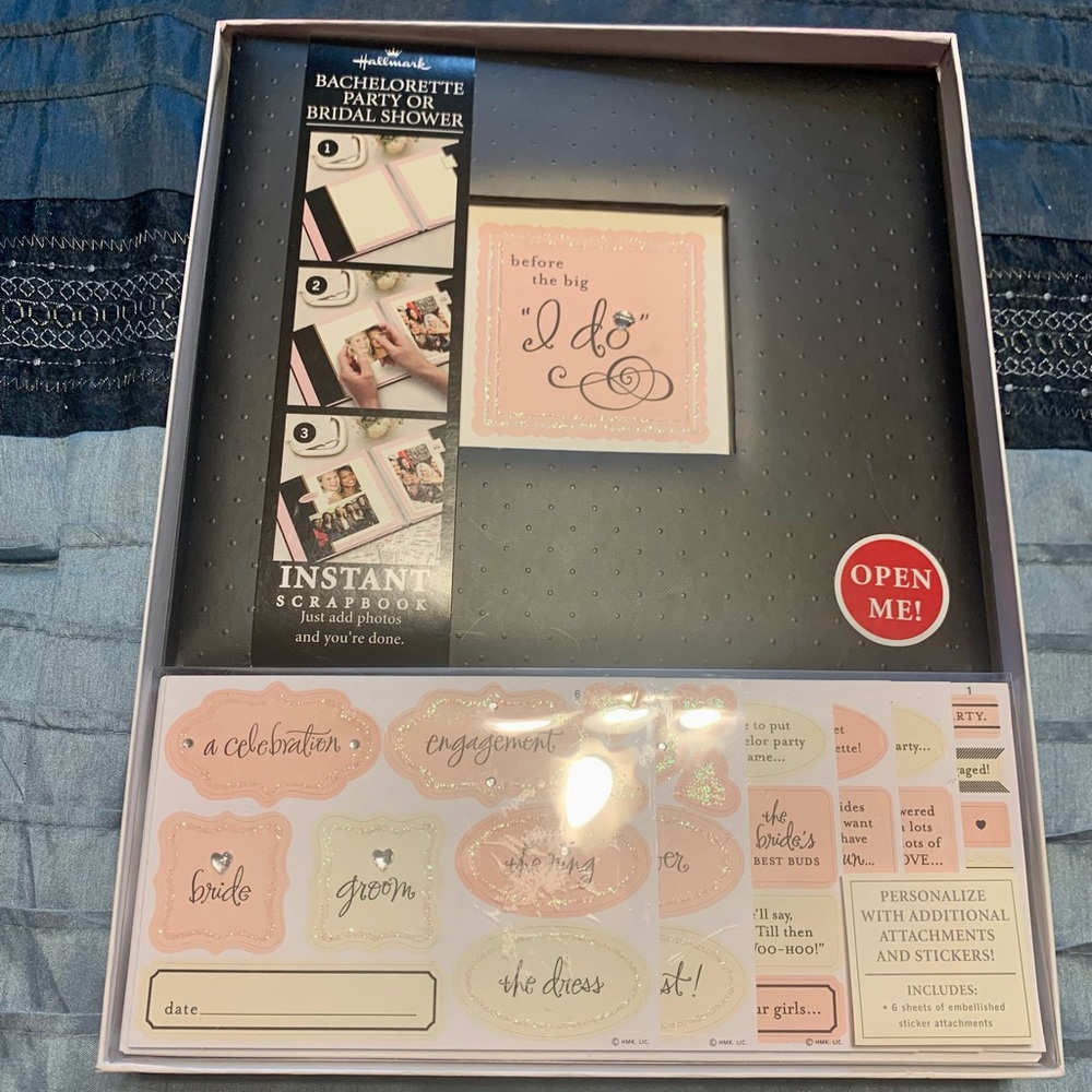 HALLMARK BACHELORETTE PARTY OR BRIDAL SHOWER Scrapbook NWT NIB Instant Scrapbook